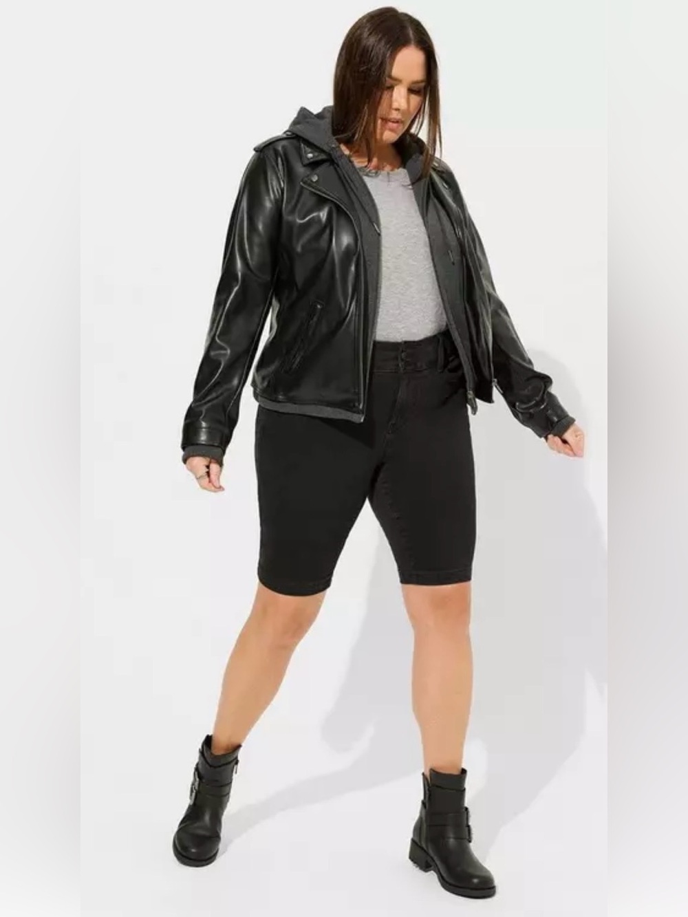 Torrid Jegging Bermuda Super Soft High Rise Short